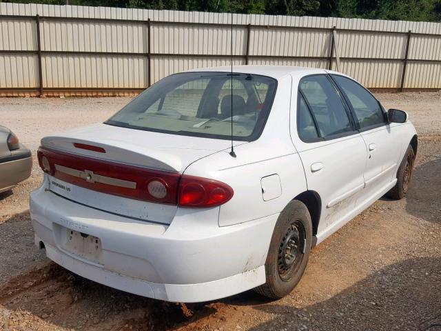 1G1JH54F737330540 - 2003 CHEVROLET CAVALIER L WHITE photo 4