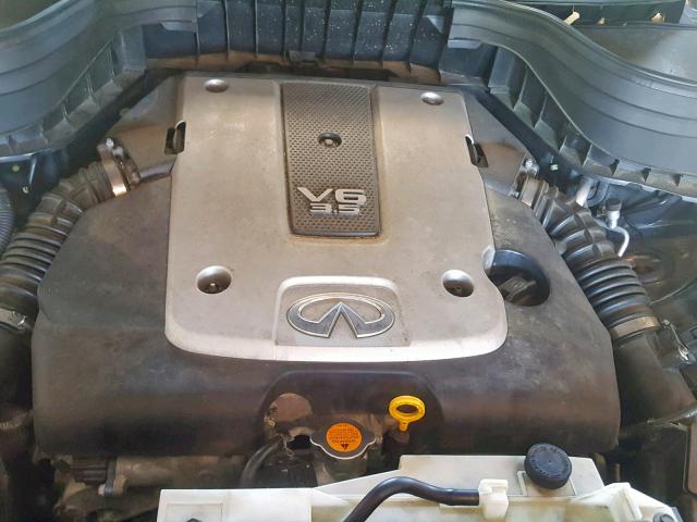 JNKAJ09F18M351432 - 2008 INFINITI EX35 BASE BLUE photo 7