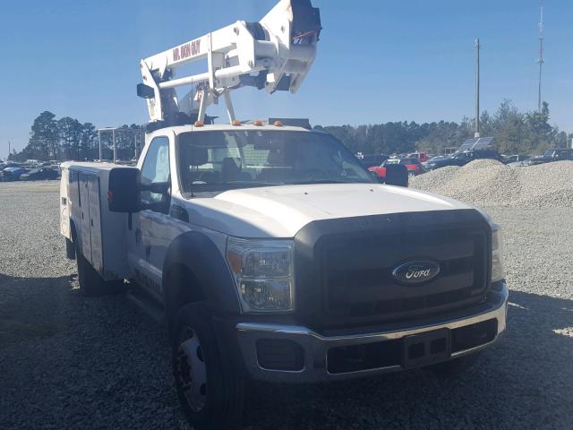 1FDUF5GYXFEA99703 - 2015 FORD F550 SUPER WHITE photo 1