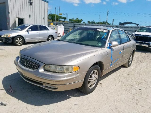 2G4WB55K921149196 - 2002 BUICK REGAL LS TAN photo 2