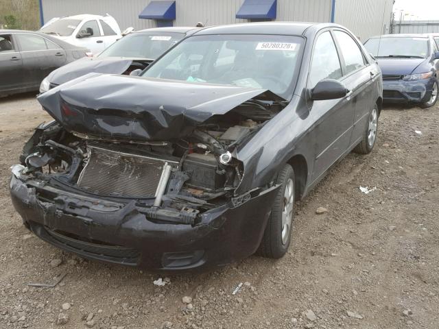 KNAFE121375467429 - 2007 KIA SPECTRA EX BLACK photo 2