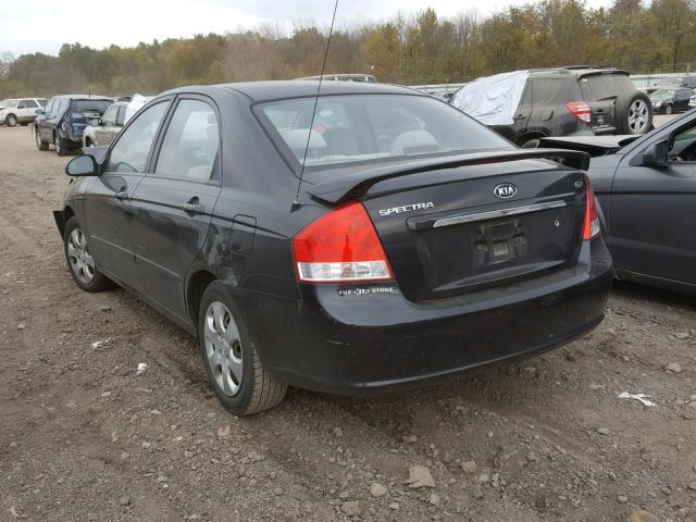 KNAFE121375467429 - 2007 KIA SPECTRA EX BLACK photo 3