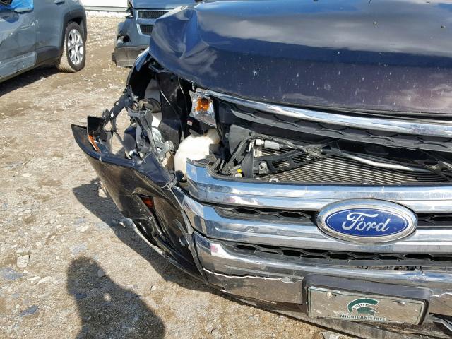 2FMDK4JC9DBC65057 - 2013 FORD EDGE SEL BLACK photo 10