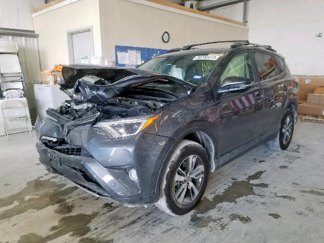 JTMWFREV1JD115170 - 2018 TOYOTA RAV4 ADVEN GRAY photo 2