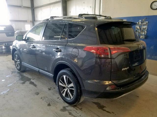 JTMWFREV1JD115170 - 2018 TOYOTA RAV4 ADVEN GRAY photo 3