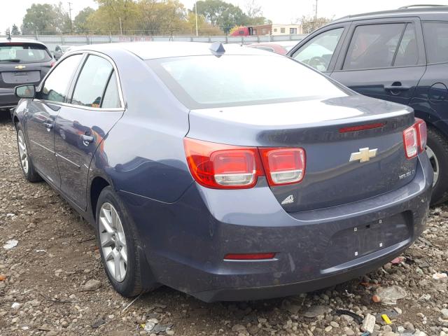 1G11C5SL5EF107316 - 2014 CHEVROLET MALIBU 1LT BLUE photo 3