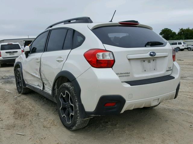 JF2GPACC5D2807065 - 2013 SUBARU XV CROSSTR WHITE photo 3