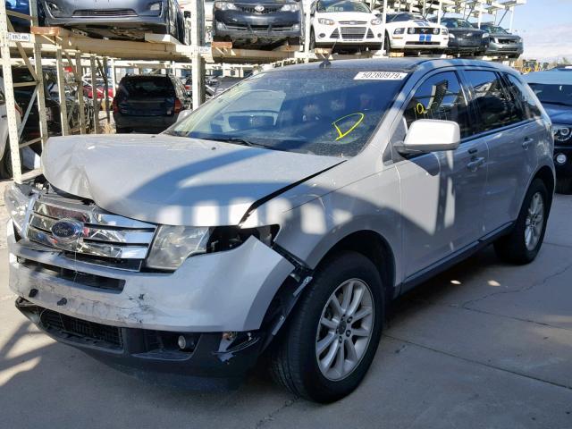 2FMDK48C99BA61128 - 2009 FORD EDGE SEL SILVER photo 2