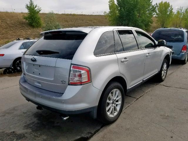 2FMDK48C99BA61128 - 2009 FORD EDGE SEL SILVER photo 4