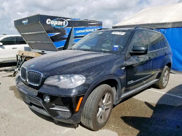 5UXZV4C55D0B00688 - 2013 BMW X5 XDRIVE3 BLACK photo 2