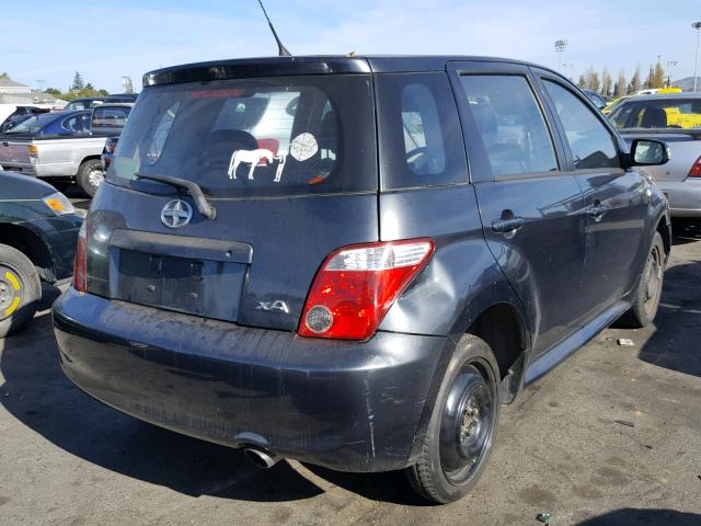 JTKKT624560135897 - 2006 TOYOTA SCION XA GRAY photo 4