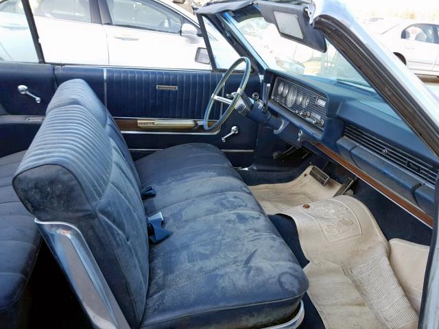 6W65M510643 - 1966 MERCURY PARKLANE BLUE photo 5