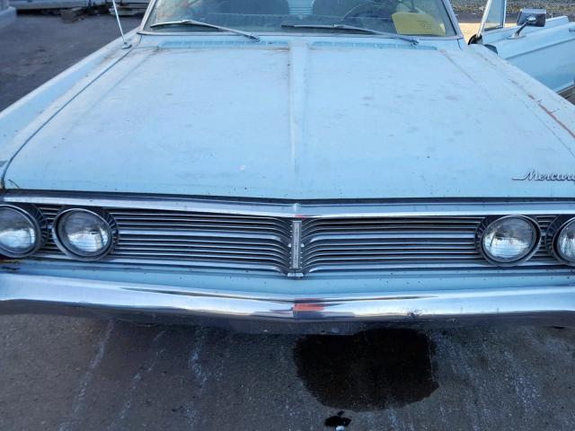 6W65M510643 - 1966 MERCURY PARKLANE BLUE photo 7