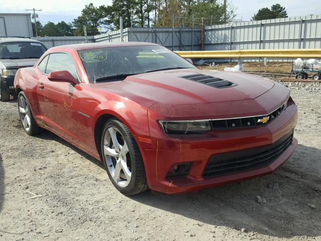 2G1FK1EJ2F9249998 - 2015 CHEVROLET CAMARO 2SS MAROON photo 1