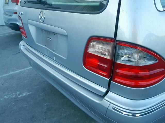 WDBJH65J01B381760 - 2001 MERCEDES-BENZ E 320 SILVER photo 9