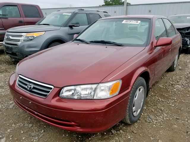 4T1BG22K4YU670620 - 2000 TOYOTA CAMRY CE MAROON photo 2