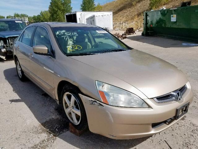 1HGCM56885A006207 - 2005 HONDA ACCORD EX GOLD photo 1