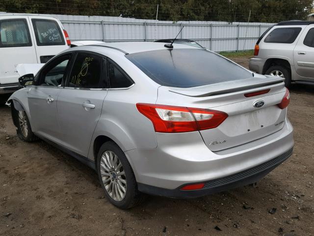 1FAHP3J29CL158183 - 2012 FORD FOCUS TITA SILVER photo 3