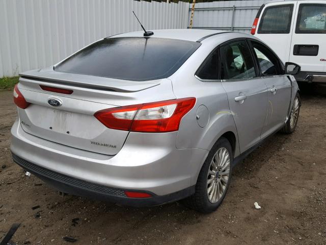 1FAHP3J29CL158183 - 2012 FORD FOCUS TITA SILVER photo 4