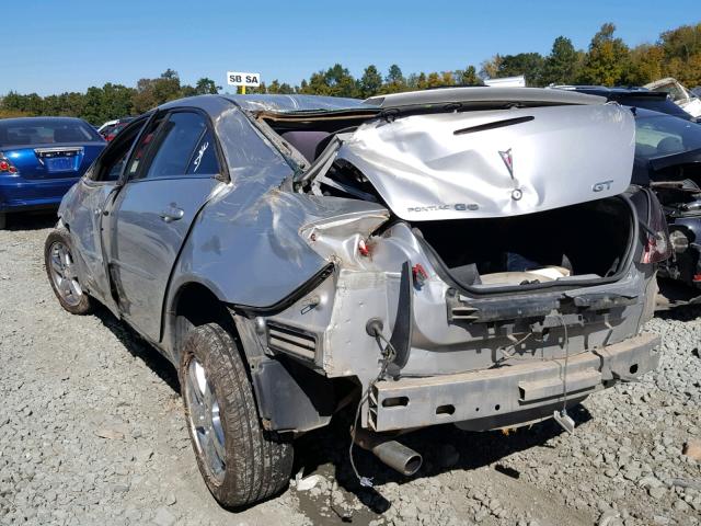 1G2ZH58N874234326 - 2007 PONTIAC G6 GT SILVER photo 3