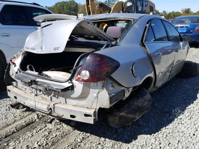 1G2ZH58N874234326 - 2007 PONTIAC G6 GT SILVER photo 4