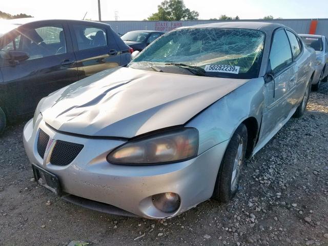 2G2WP552X81151980 - 2008 PONTIAC GRAND PRIX SILVER photo 2