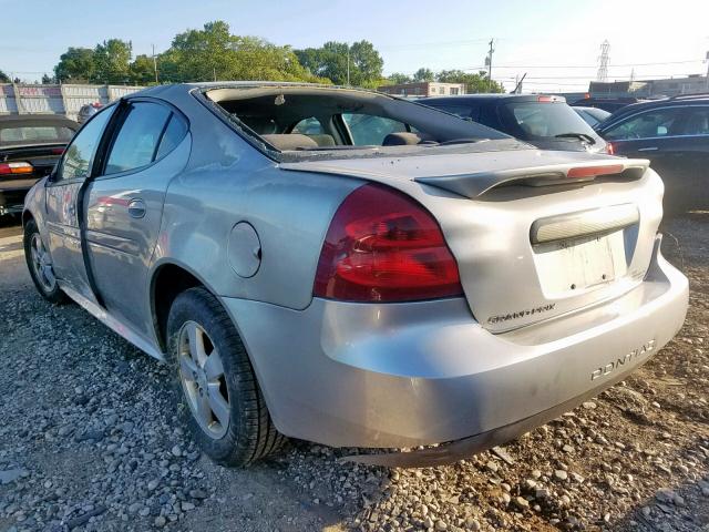 2G2WP552X81151980 - 2008 PONTIAC GRAND PRIX SILVER photo 3