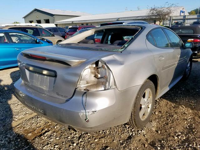 2G2WP552X81151980 - 2008 PONTIAC GRAND PRIX SILVER photo 4