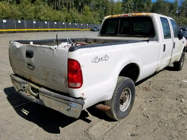 1FTSW31F91EA96159 - 2001 FORD F350 SRW S WHITE photo 4