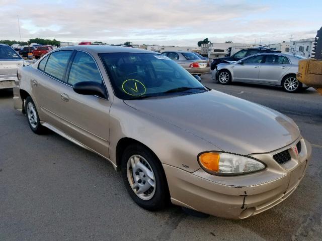 1G2NE52E95M106979 - 2005 PONTIAC GRAND AM S GOLD photo 1