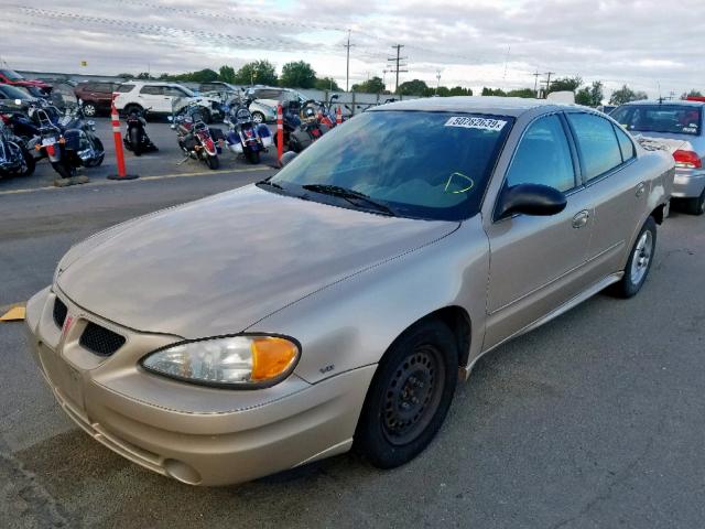 1G2NE52E95M106979 - 2005 PONTIAC GRAND AM S GOLD photo 2
