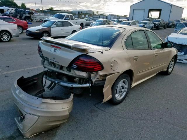 1G2NE52E95M106979 - 2005 PONTIAC GRAND AM S GOLD photo 4