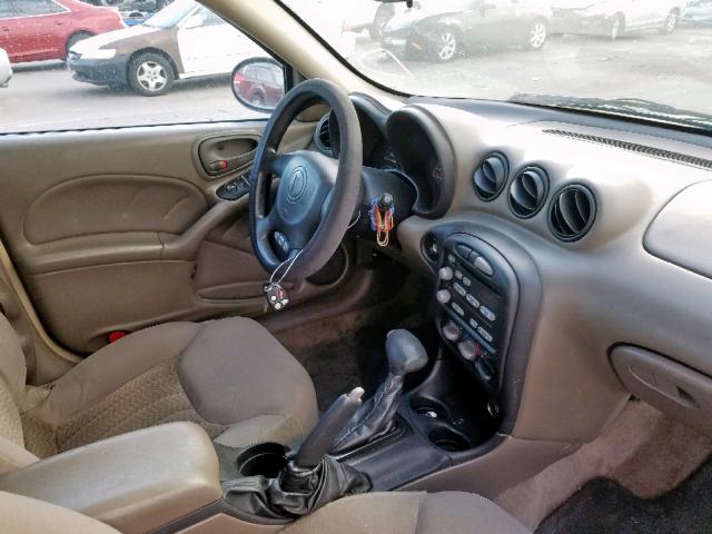 1G2NE52E95M106979 - 2005 PONTIAC GRAND AM S GOLD photo 9