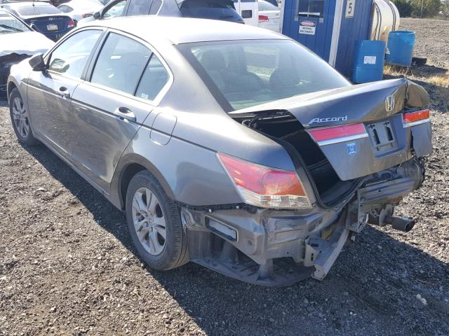 1HGCP2F47BA143346 - 2011 HONDA ACCORD LXP GRAY photo 3