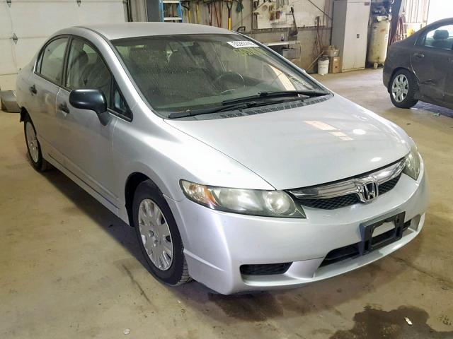 2HGFA1F37AH562085 - 2010 HONDA CIVIC VP SILVER photo 1