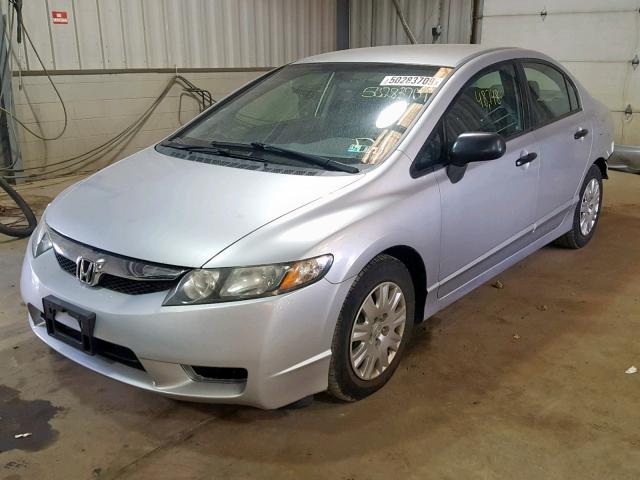 2HGFA1F37AH562085 - 2010 HONDA CIVIC VP SILVER photo 2