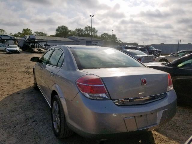 1G8ZS57N08F227966 - 2008 SATURN AURA XE SILVER photo 3