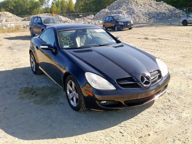 WDBWK54F47F142146 - 2007 MERCEDES-BENZ SLK 280 BLACK photo 1