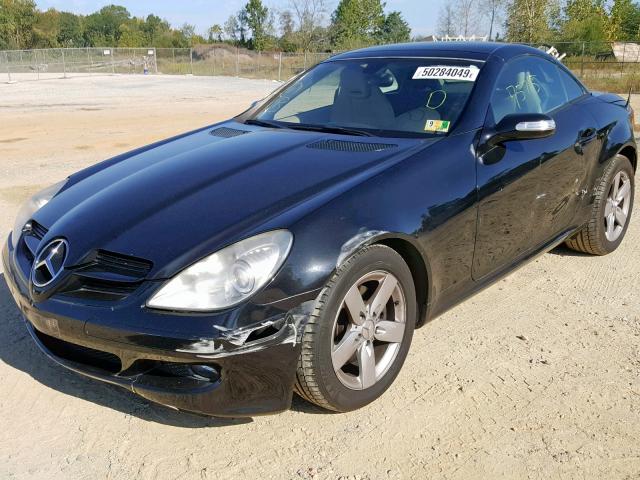 WDBWK54F47F142146 - 2007 MERCEDES-BENZ SLK 280 BLACK photo 9