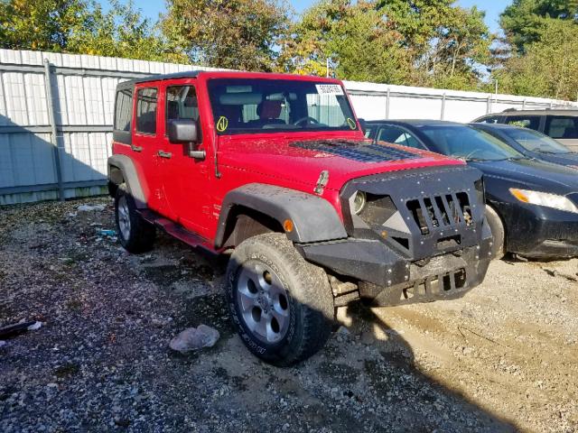 1J4BA3H1XAL210507 - 2010 JEEP WRANGLER U RED photo 1