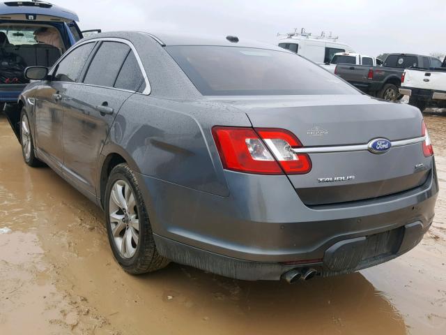 1FAHP2EW0BG172682 - 2011 FORD TAURUS SEL GRAY photo 3