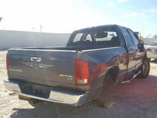 1D7HU18D73S312030 - 2003 DODGE RAM 1500 S GRAY photo 4