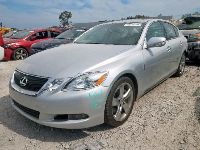 JTHBE96S790046508 - 2009 LEXUS GS 350 SILVER photo 2