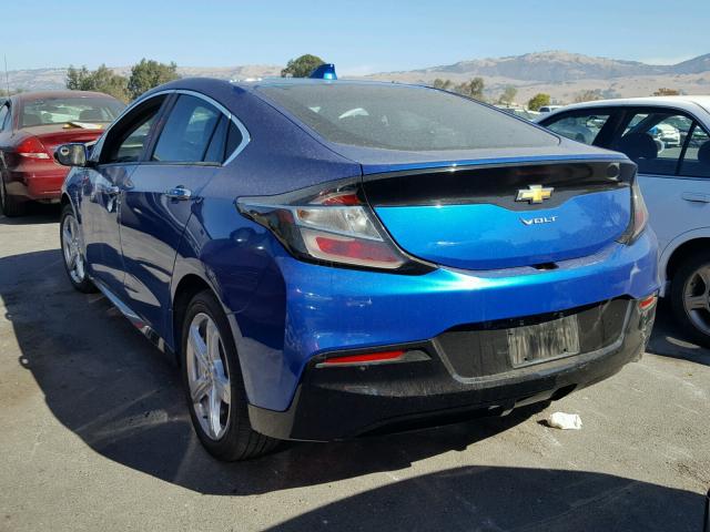 1G1RC6S51HU108540 - 2017 CHEVROLET VOLT LT BLUE photo 3