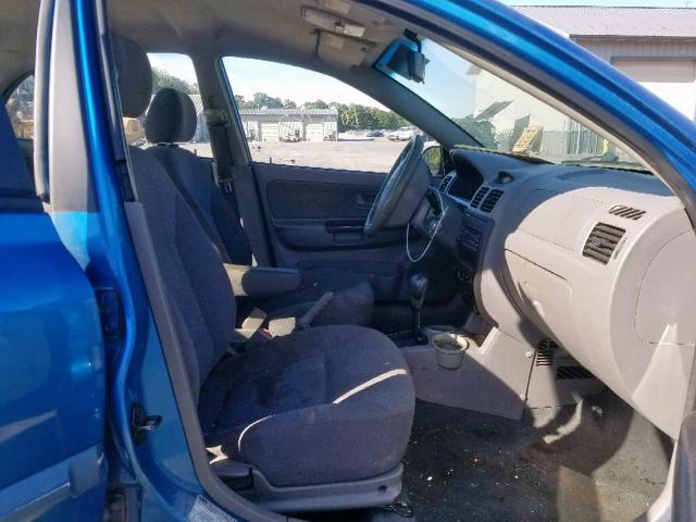 KNADC125X36230196 - 2003 KIA RIO BLUE photo 5