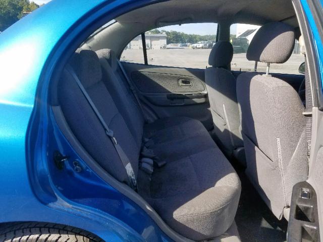 KNADC125X36230196 - 2003 KIA RIO BLUE photo 6