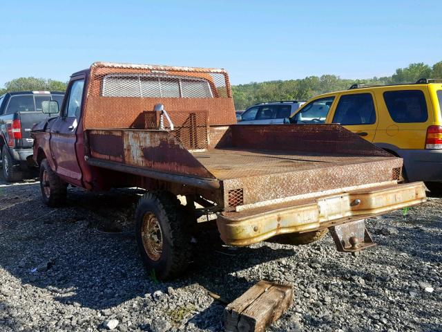 F14BCY11036 - 1977 FORD PICK UP RED photo 3