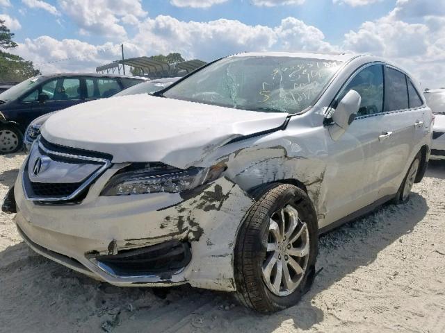 5J8TB3H39GL015906 - 2016 ACURA RDX WHITE photo 2