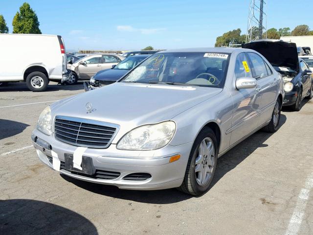 WDBNG70J63A359854 - 2003 MERCEDES-BENZ S 430 SILVER photo 2