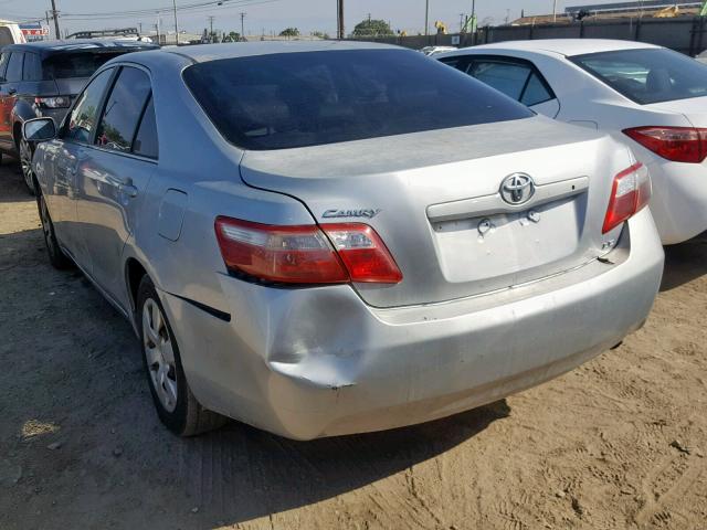 4T1BE46K07U192187 - 2007 TOYOTA CAMRY NEW SILVER photo 3